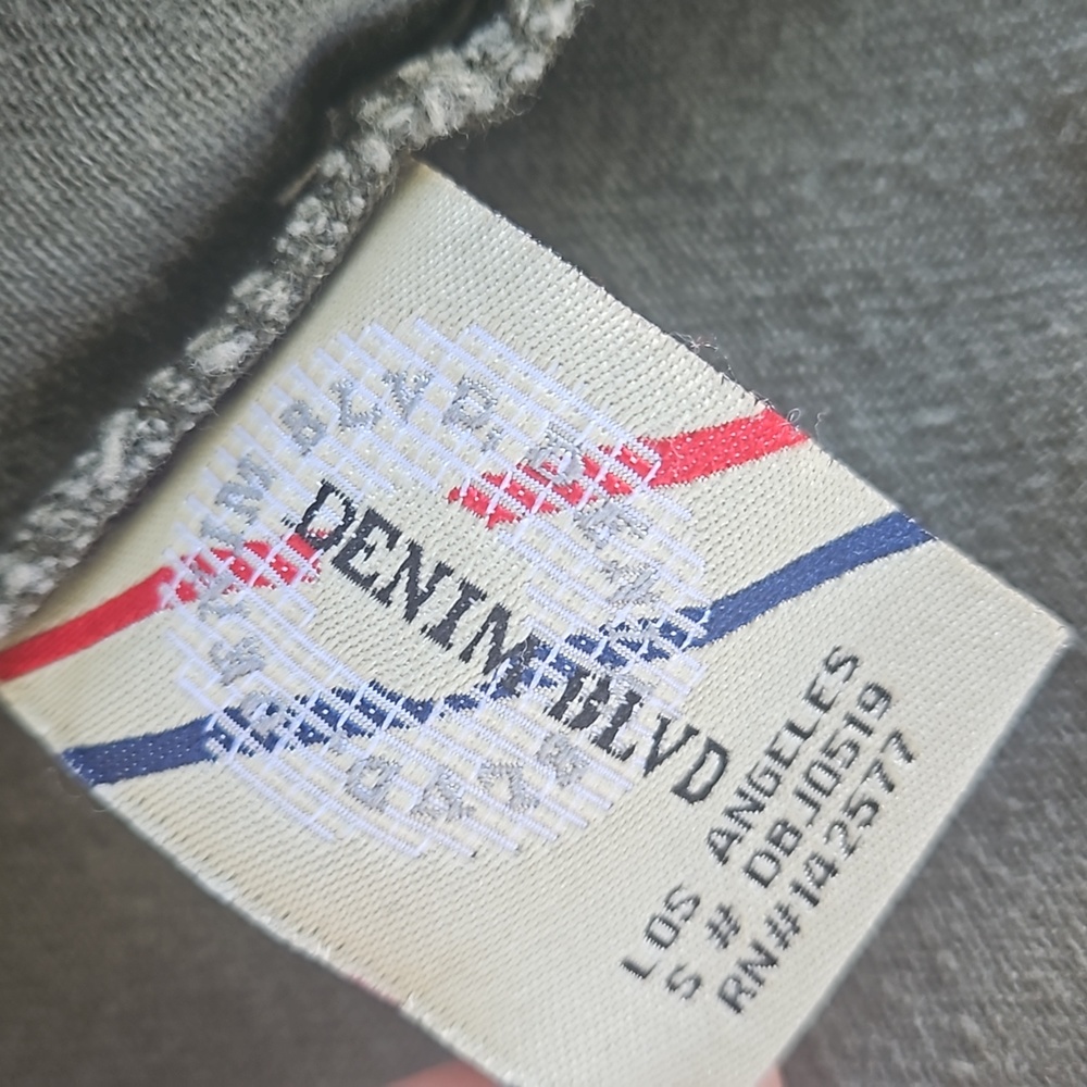 Denim Blvd. Distressed Cropped Jacket - Picture 5 of 7